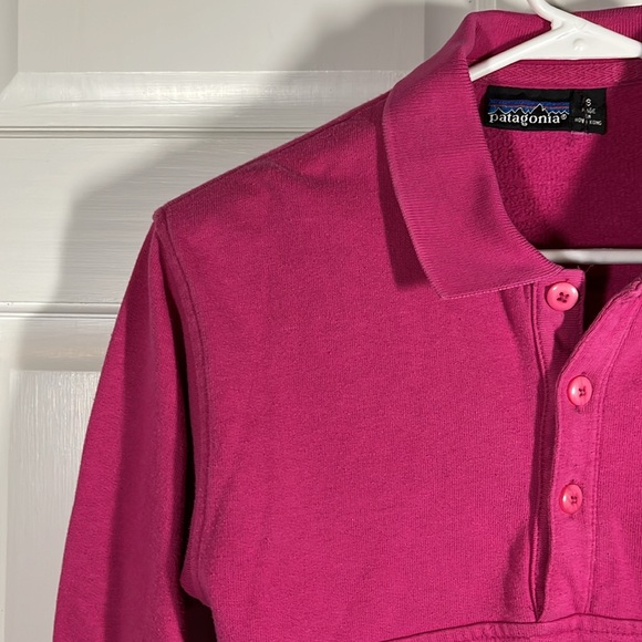 Vintage Patagonia Sweatshirt Pullover Sweater Unisex S Women’s M Barbie Pink - Picture 8 of 17